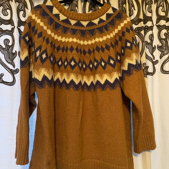 Lane Bryant Icelandic style sweater plus sized - Picture 4 of 4